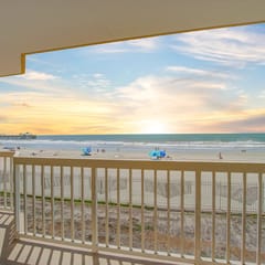 Oceanfront, first-floor villa w/large balcony & shared pool - near the beach