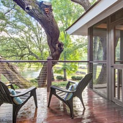 Exquisite escape with lake views, second-floor deck & sunroom - dog-friendly