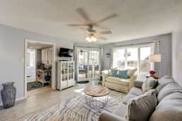 1st-floor condo with beach access, patio, & outdoor pool - snowbirds welcome