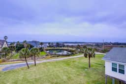 Beach Across the Street Ocean View Home w/ Roof Deck, Porch, AC - Dogs OK