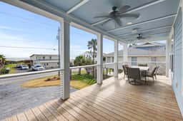 Beautiful ocean view home w/ free WiFi is just across the street from the beach