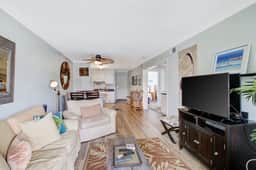 Comfortable villa one row away from the beach w/shared pool & grills