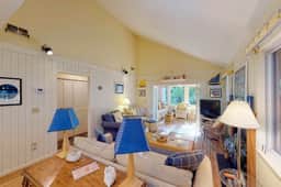 Cozy Cottage with Screened Porch, Deck & Views - Near Golf & Beach