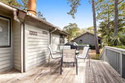 Dog-Friendly Home with Deck, Screened Porch & Woodland Views - Near Beach