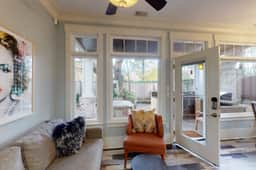 Exquisite escape with lake views, second-floor deck & sunroom - dog-friendly