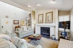Golf course home with deck, porch & lagoon view - 1 block to beach, 1 dog OK