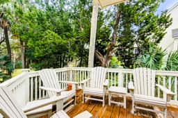 Golf-and-sea villa within walking distance of beach + resort amenities