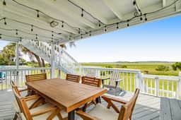 Home with Free WiFi, a Full Kitchen, Five Decks, & Amazing Marsh Views