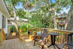 One Block to the Beach Cute Home w/ Deck, Garden Patio, Central AC & WiFi