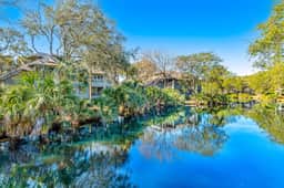 Relaxing Lagoon-View Villa Near Beach, Golf & Steps from Trails
