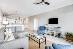 Renovated, ocean view condo w/ lovely porch - across the street from the beach