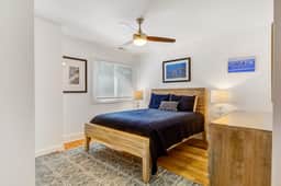 Scenic view cottage w/ skylights & Free WiFi- across the street from the beach