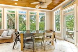 Upscale house with private pool, lagoon views - near beach & tennis