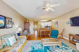 First-floor beach condo w/Gulf and ocean views and two covered decks - Image 3