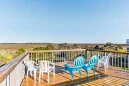 Marsh-view home with large rooftop deck & outdoor shower - steps from beach - Image 2