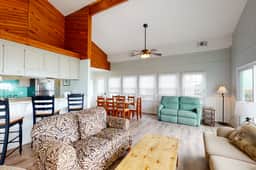 Oceanfront home with WiFi, full kitchen, & deck that spans the side of the home - Image 5