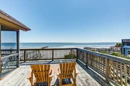 Oceanfront home with private beach access, screened porch & large deck - Image 2