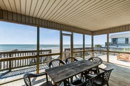 Oceanfront home with private beach access, screened porch & large deck - Image 3