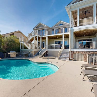 Gorgeous home with panoramic ocean views, private pool, & hot tub