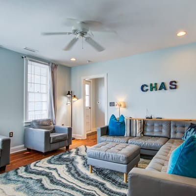 Renovated two-story home in Charleston with private yard - 30-day rental
