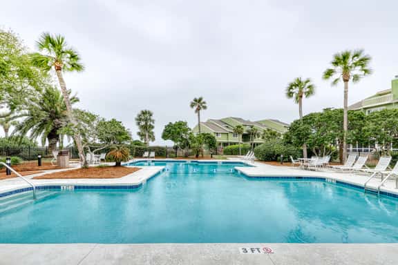Three-story ocean-view villa with pool, balcony, charcoal grill, & central AC - Image 1