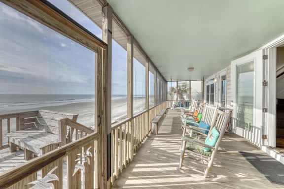 Raised oceanfront home with elevator & outdoor shower just steps from beach - Image 1