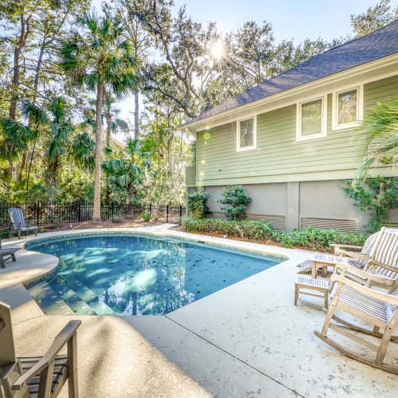 Woodsy Home with Peaceful Surroundings & Pool Near Golf & Tennis - Image 1