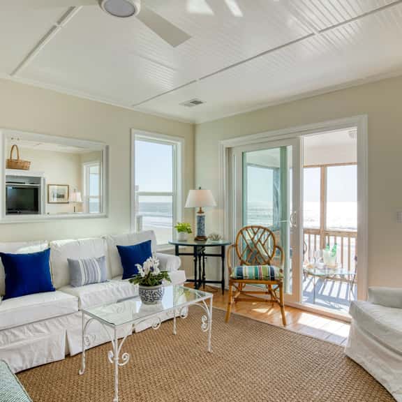 Newly renovated oceanfront home with private beach access & screened porch - Image 1