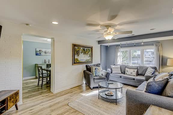 Charming Ranch Home with Large Backyard & Upgraded Kitchen, Walk to Beach