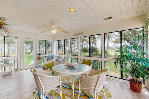 First-floor villa overlooking the Ocean Winds golf course 18th fairway