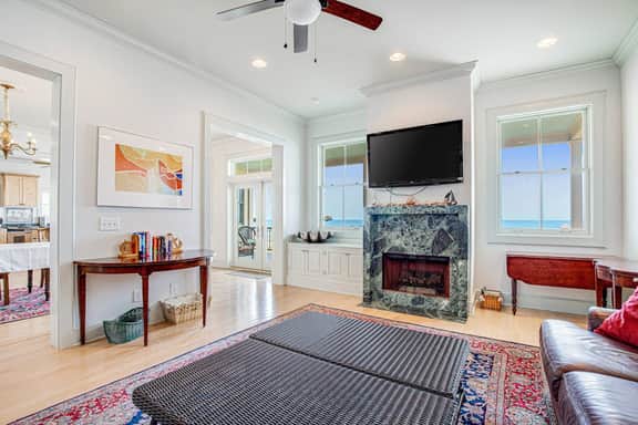 Gorgeous Beachfront Home w/ Oceanfront Views, Deck, Beach Boardwalk & WiFi