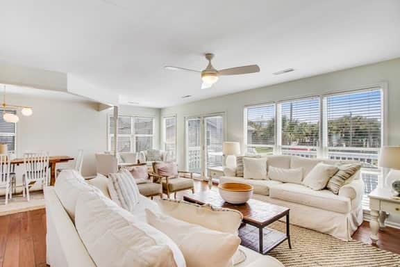 Home with Free WiFi, a Full Kitchen, Five Decks, & Amazing Marsh Views