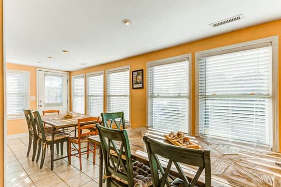 Marsh-view home with large rooftop deck & outdoor shower - steps from beach