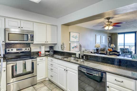 Ocean-view villa at beachfront complex with pool - walk to golf, dining, & more