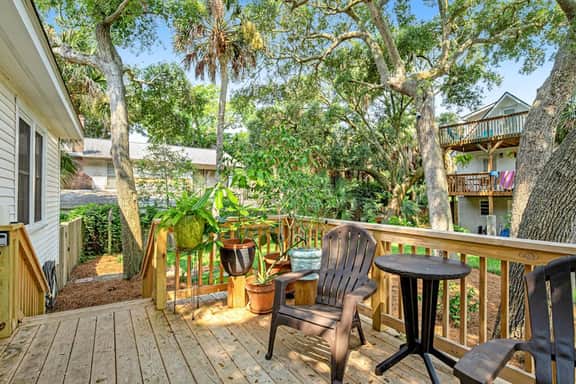 One Block to the Beach Cute Home w/ Deck, Garden Patio, Central AC & WiFi