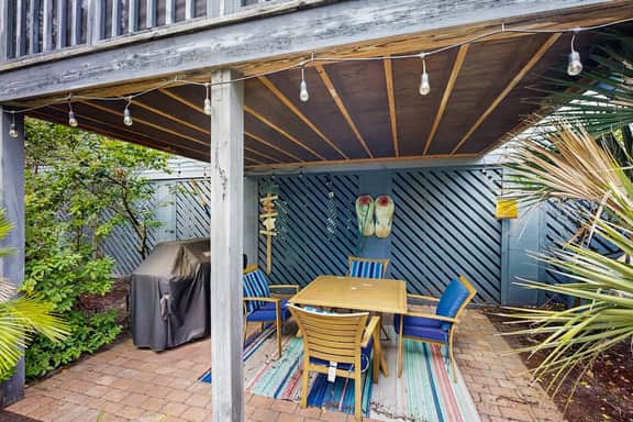Peaceful Isle of Palms escape with heated pool,  grill and patio