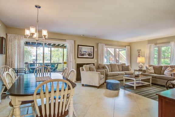 Restful beach home w/ large screen porch and open deck - easy walk to beach