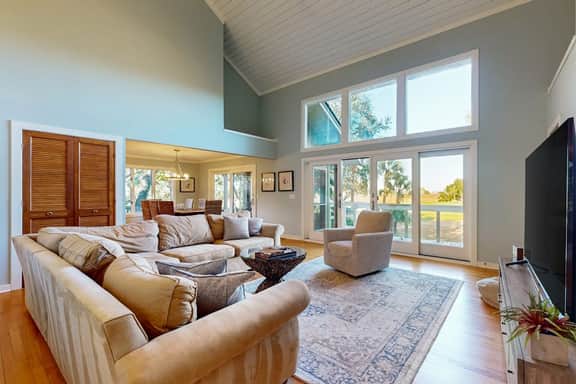 Stunning Home with river marsh views, golf course views and close beach access