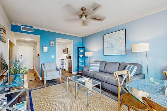 Third floor home with stunning private-deck ocean views - steps from beach