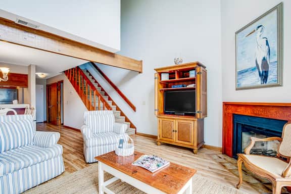 Three-story ocean-view villa with pool, balcony, charcoal grill, & central AC