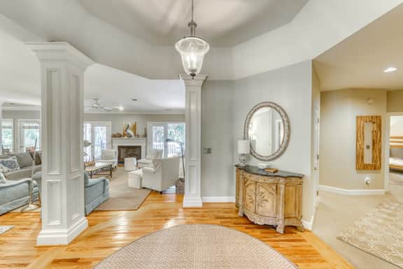 Woodsy Home with Peaceful Surroundings & Pool Near Golf & Tennis