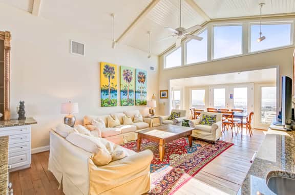 Spacious oceanfront home w/ free WiFi and large deck overlooking the beach - Image 3