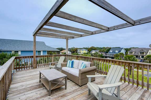 Beach Across the Street Ocean View Home w/ Roof Deck, Porch, AC - Dogs OK - Image 5