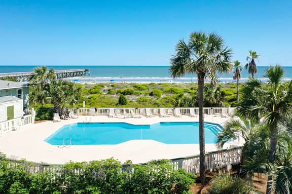 Beachfront condo with pool, beach access, pier, private balcony, & central AC - Image 2