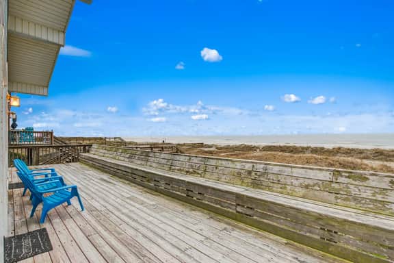 Oceanfront home with WiFi, full kitchen, & deck that spans the side of the home - Image 2