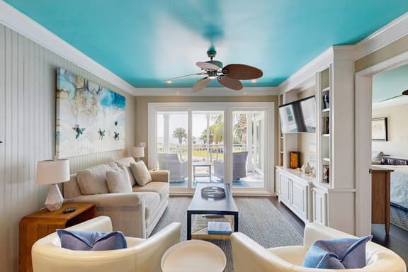 Elegant Ocean View Villa w/Fast WiFi, Shared Pools, Tennis, Golf Courses, & Gym