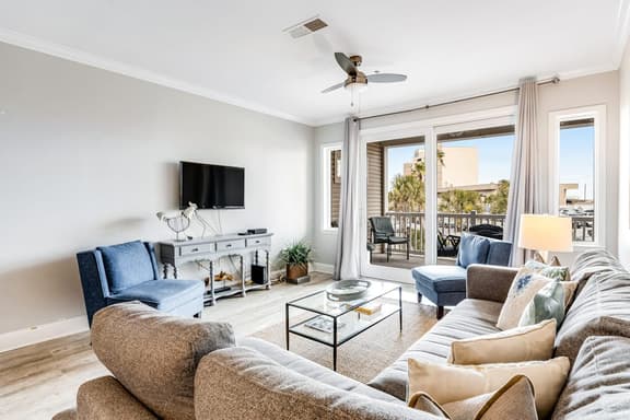 Renovated, ocean view condo w/ lovely porch - across the street from the beach