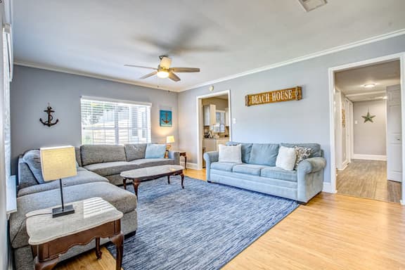 Spacious Dog-Friendly Retreat | Walk to Beach